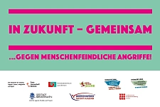 Gemeinsam gegen menschenfeindliche Angriffe. 